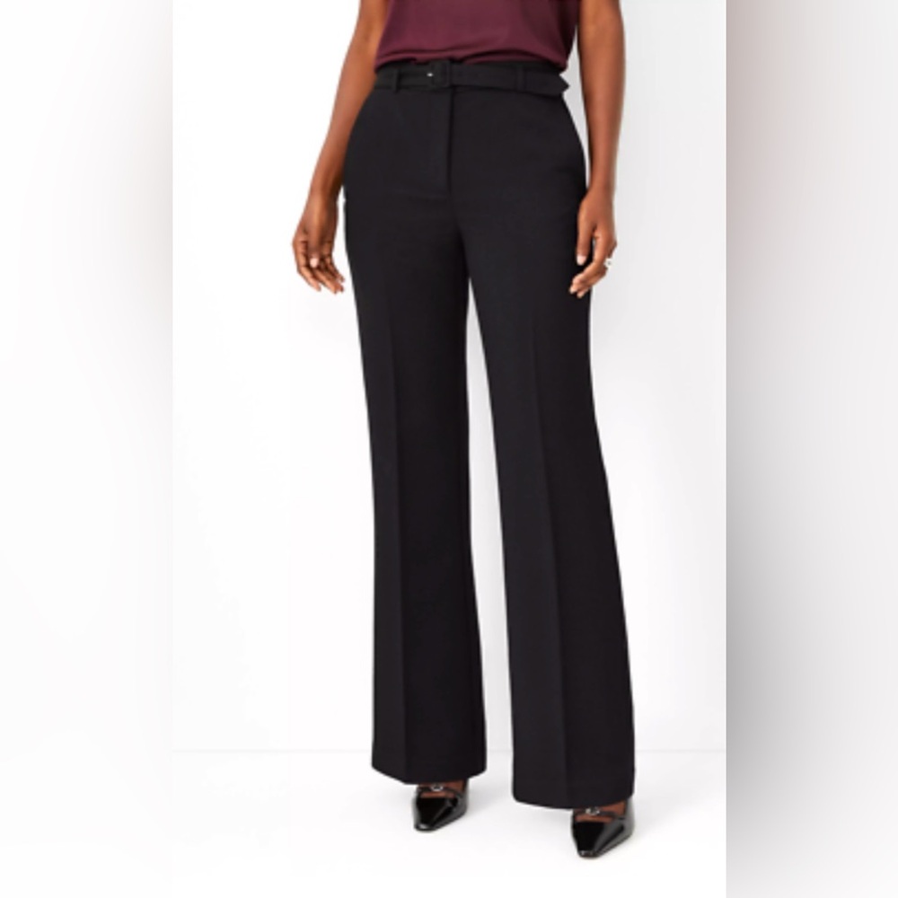 Ann Taylor Factory Black Wide Leg Pants